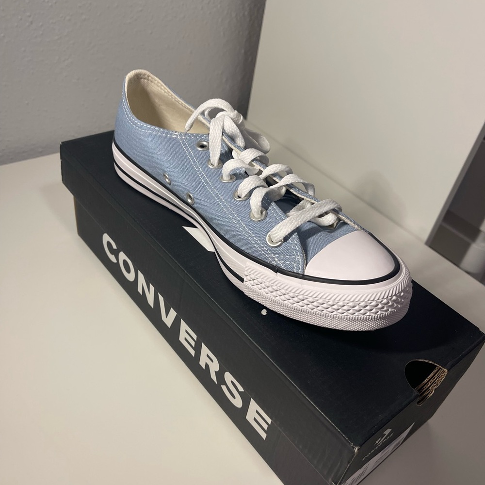 Converse Sky Blue Low Tops
